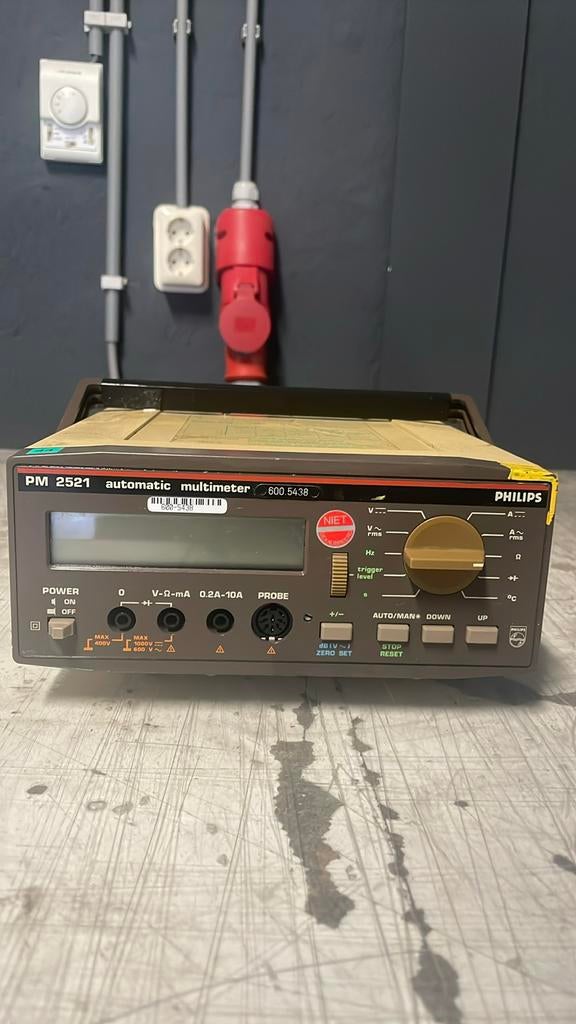 PHILIPS PM 2521 automatic multimeter 600.5438, Ophalen of Verzenden, Gebruikt