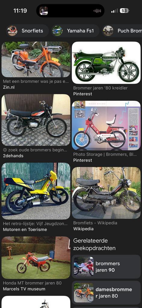 Oldtimer brommers gezocht!, Fietsen en Brommers, Brommers | Oldtimers, Ophalen, 50 cc, Overige merken