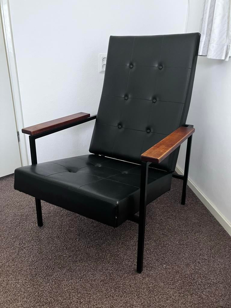 Vintage Avanti 'High & Low' Fauteuil - Jaren 60, Ophalen of Verzenden, Gebruikt, Hout, 75 tot 100 cm