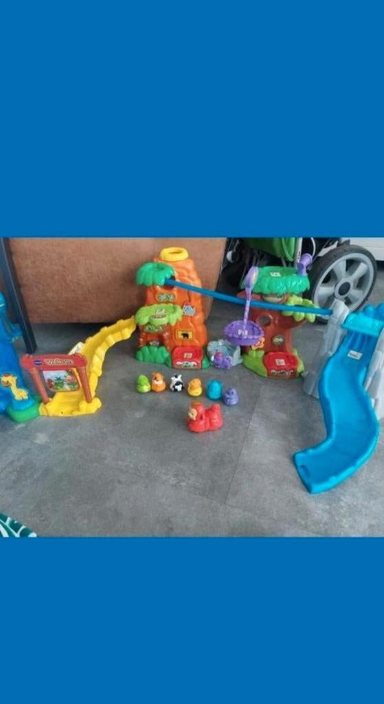 Zoef zoef avonturen jungle, diertjes en extra's, Kinderen en Baby's, Speelgoed | Vtech, Ophalen of Verzenden