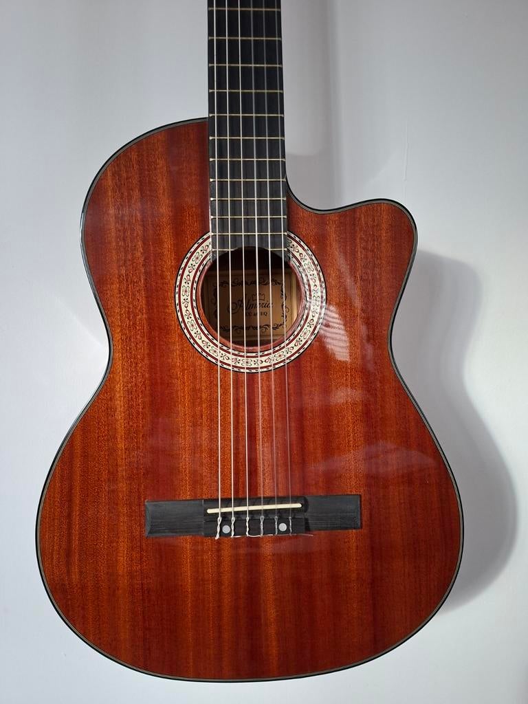 Almeria Klassieke Gitaar, Muziek en Instrumenten, Ophalen, Zo goed als nieuw, Klassieke of Spaanse gitaar, Met (piezo-)element