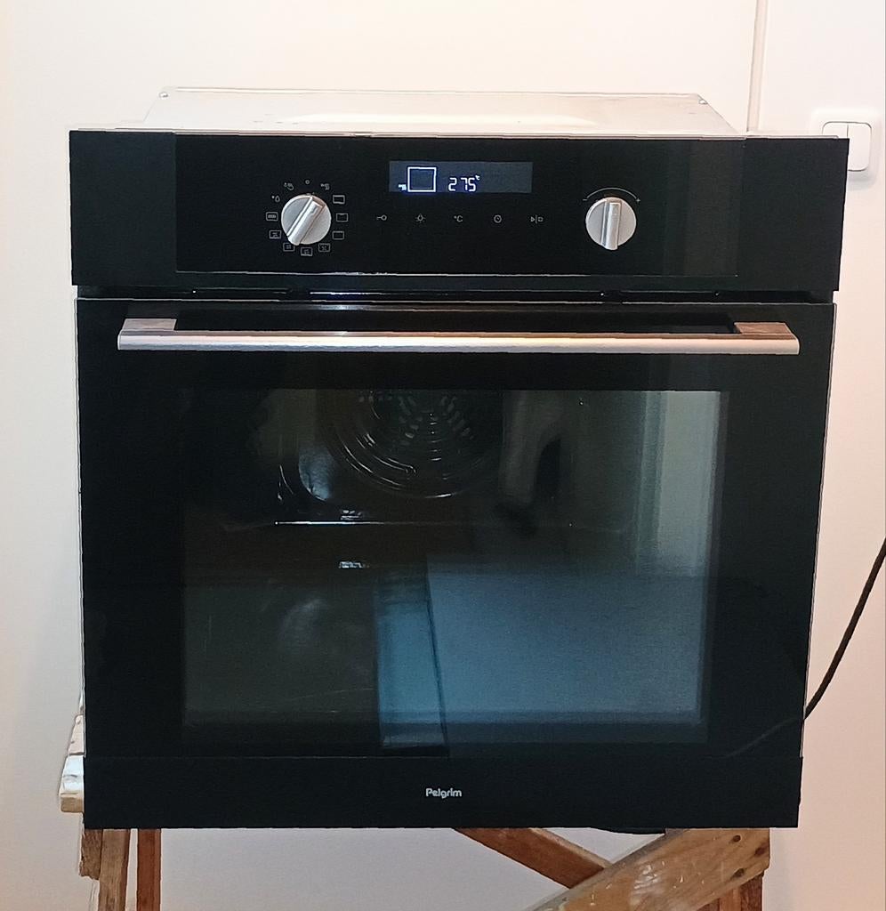 Pelgrim inbouw heteluchtoven OVM536MAT EVP351-431l BJ 5-2020, Gebruikt, Verzenden, Oven met grill, Inbouw