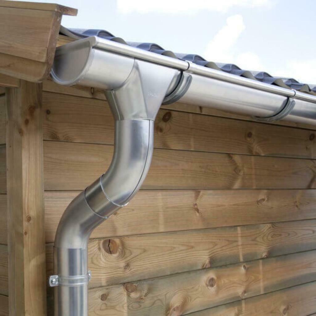 Zinken mastgoot, zonder solderen!, Ophalen, 2 tot 4 meter, Nieuw, Zink