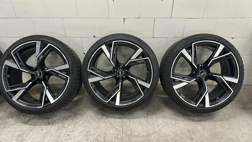 Originele Audi RS6 Wielset incl. Banden / 22 Inch, Auto-onderdelen, Banden en Velgen, Banden en Velgen, Winterbanden, 21 inch