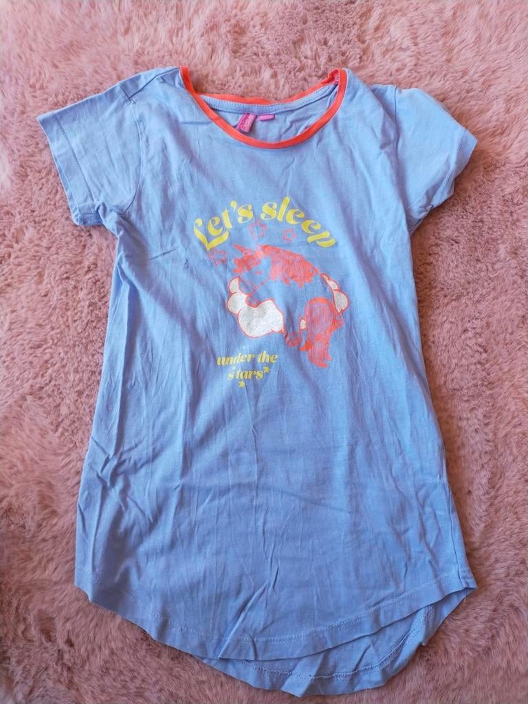 Izgs! Lief nachthemd met eenhoorn van Wibra. Mt. 104/110, Kinderen en Baby's, Kinderkleding | Maat 104, Nacht- of Onderkleding