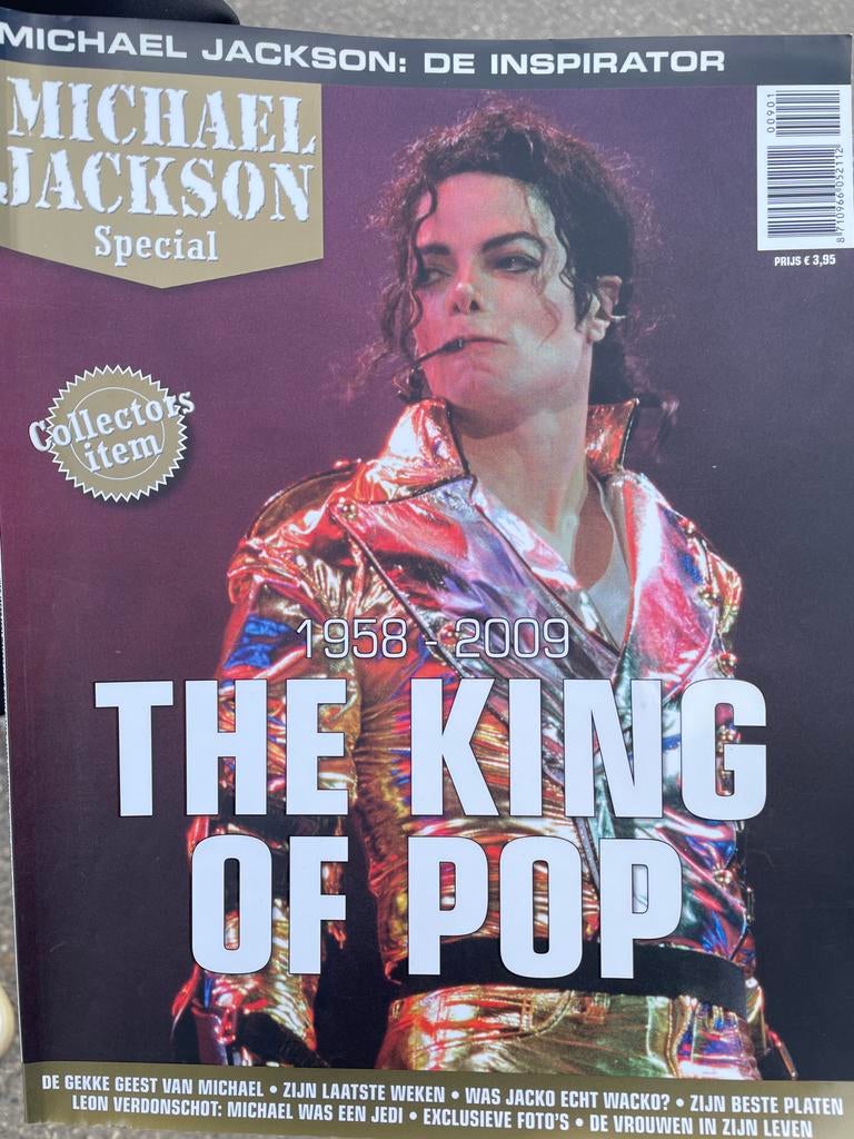 Michael Jackson Magazine - Collectors Item, Ophalen of Verzenden, Zo goed als nieuw, Muziek, Film of Tv