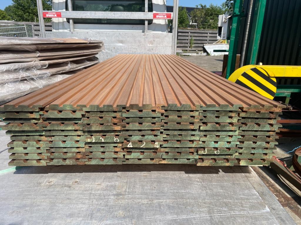Ayous Blokprofiel 76 stuks 305 cm ook lange lengtes en frake, Ophalen, Minder dan 25 mm, Nieuw, Plank