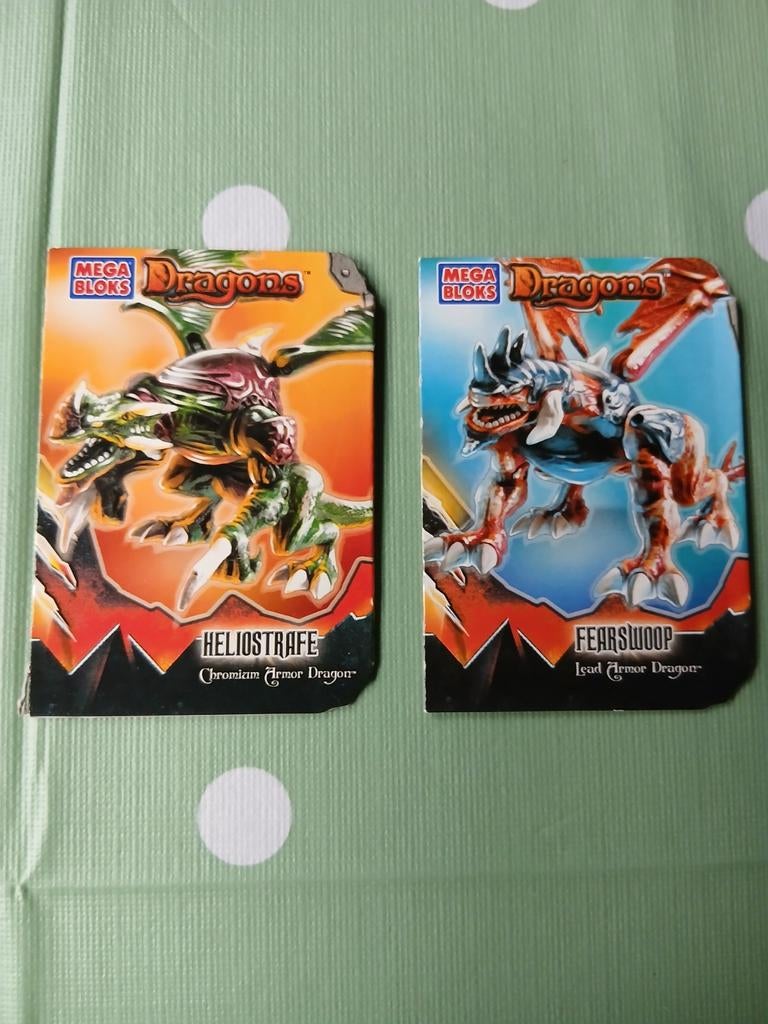 Mega Bloks Dragons Verzamelkaarten, Ophalen of Verzenden, Gebruikt, Meerdere plaatjes