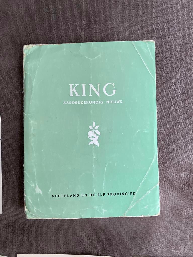 Oude KING Aardrijkskundig Nieuws Atlas - Nederland, Bosatlas, 1800 tot 2000, Nederland, Ophalen
