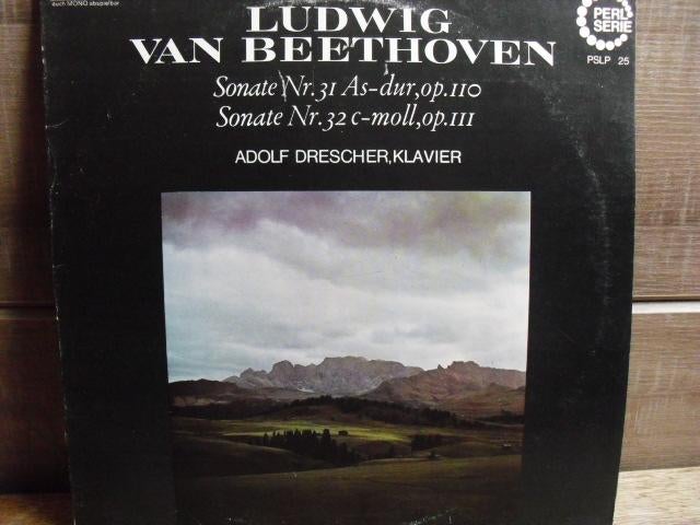 Drescher - Beethoven "Sonate Nr31 As-dur Op.110" LP, Ophalen of Verzenden, Kamermuziek, Gebruikt, 12 inch