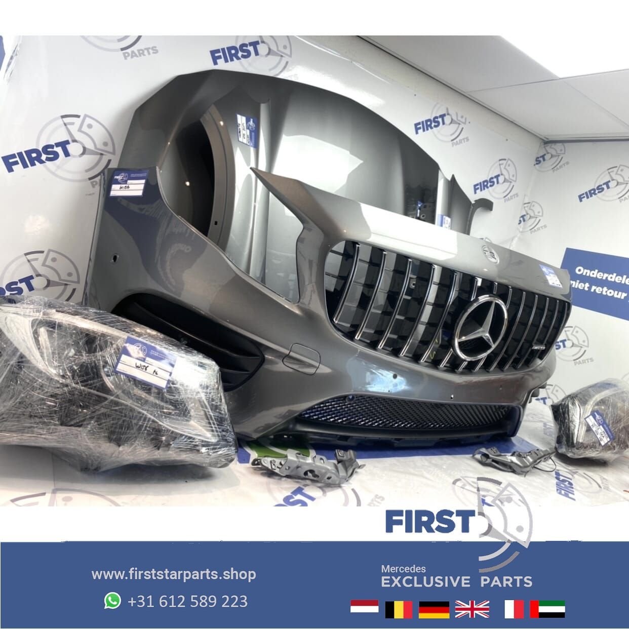 W156 GLA45 GT AMG line Voorkop compleet / Front / Neus 2013-, Auto-onderdelen, Gebruikt, -, Voor, Ophalen of Verzenden