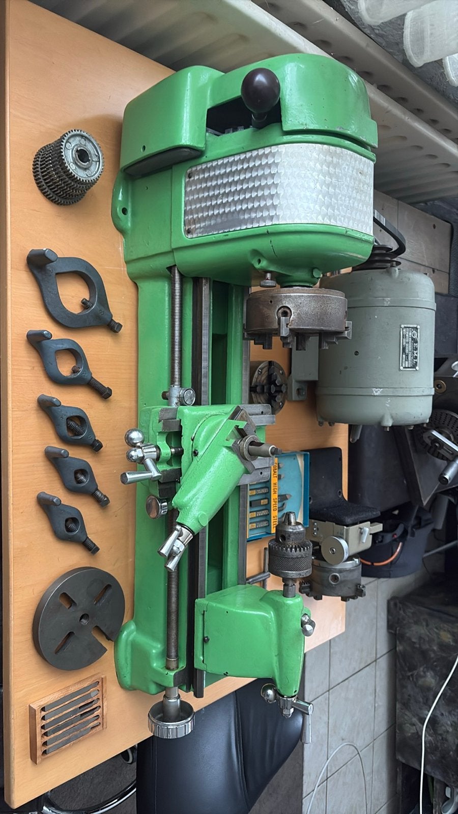 Vintage Sears Craftsman Metaaldraaibank uit 1950, Ophalen of Verzenden, Gebruikt