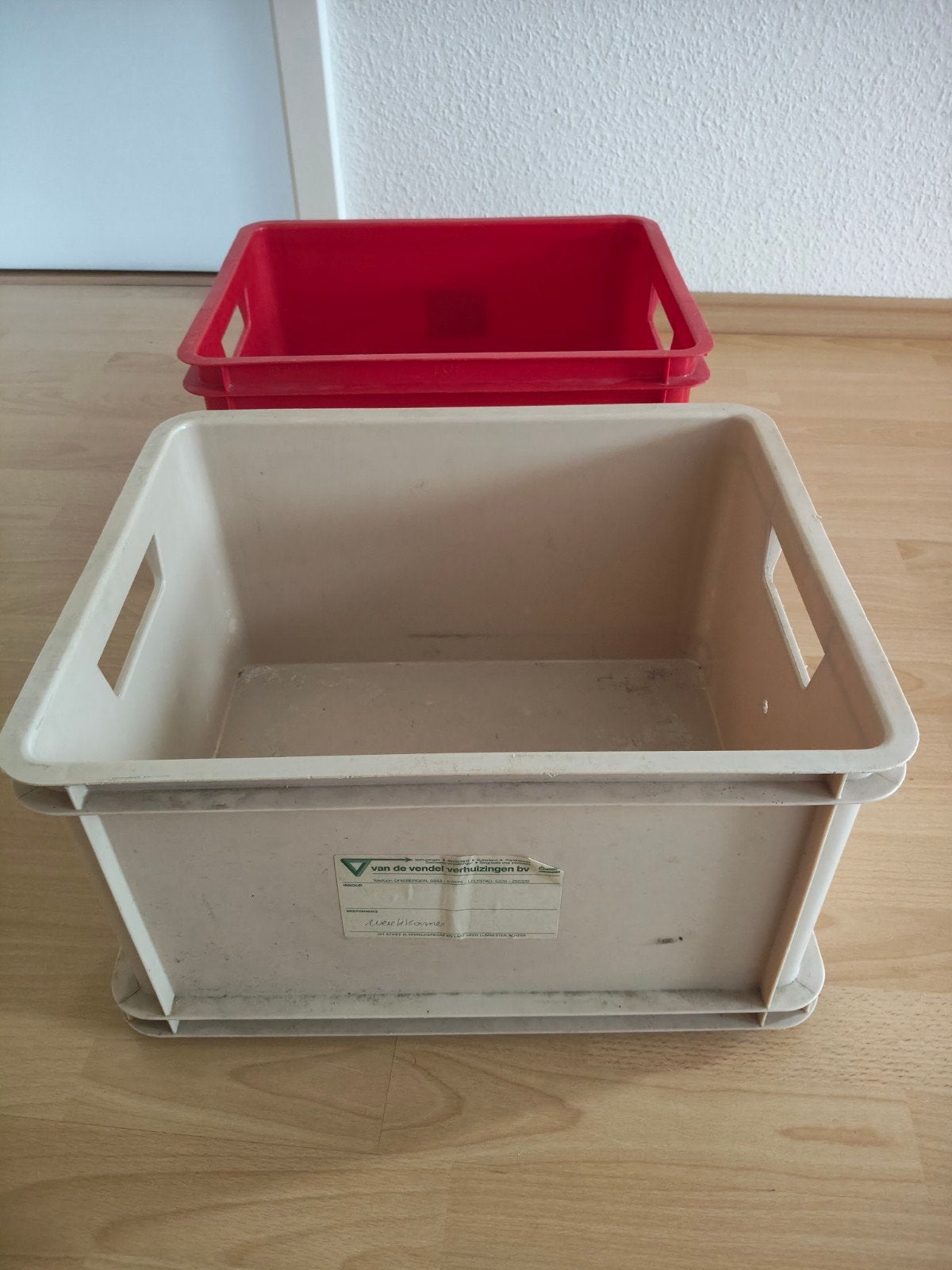 Curver plastic stevige stapelboxen (meerdere te koop), Ophalen, Gebruikt, Minder dan 50 cm