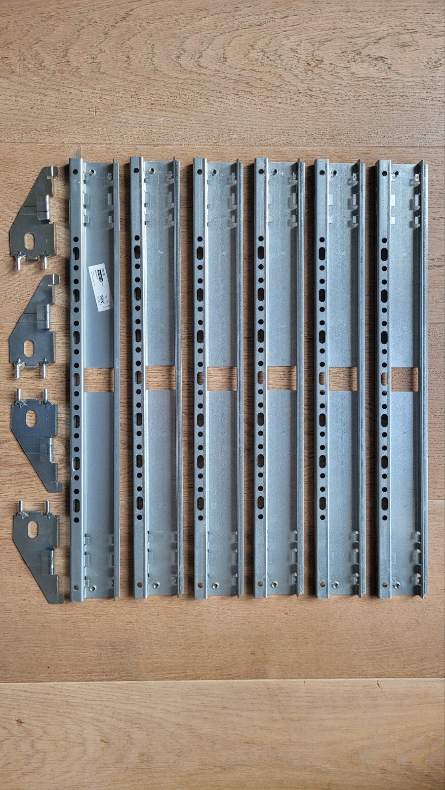 IKEA Besta Wandrail 60cm - 6 stuks, Ophalen of Verzenden, Zo goed als nieuw
