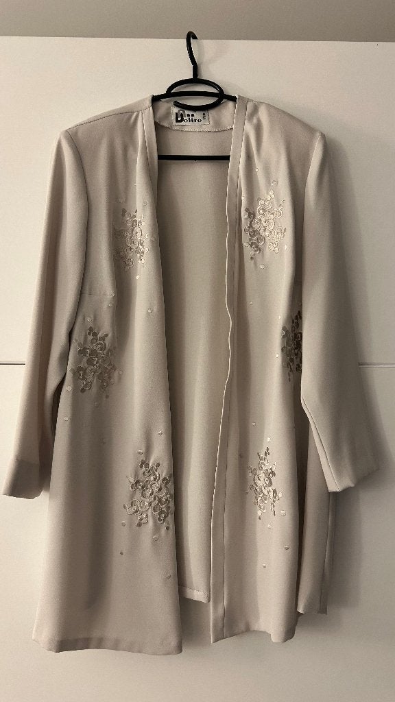 Ann Delire lila/grijze vest, Maat 42/44 (L), Ophalen of Verzenden, Grijs, Ann Delire