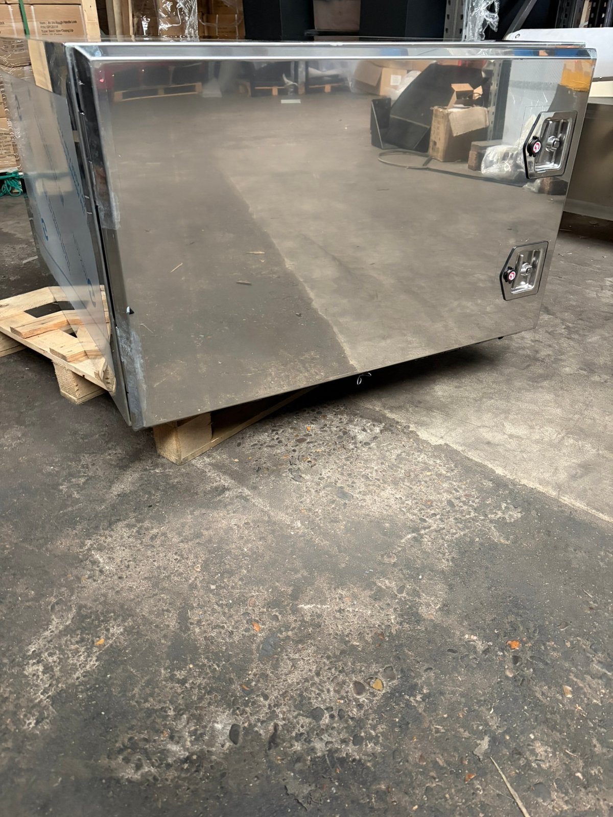 Rvs kist 1000x970x600 hoogglans, Ophalen, Nieuw