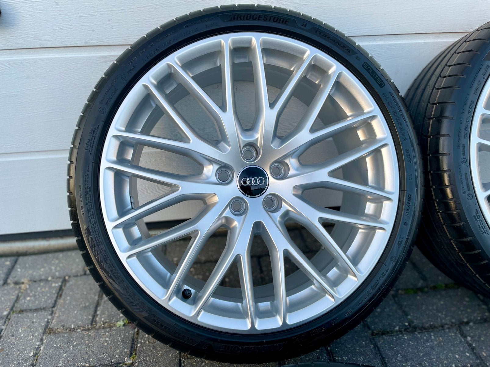 20 Inch Originele Audi A4 S4 B8 B9 A5 Velgen 245/35/20 5x112, Auto-onderdelen, Banden en Velgen, 245 mm, Banden en Velgen, Ophalen of Verzenden