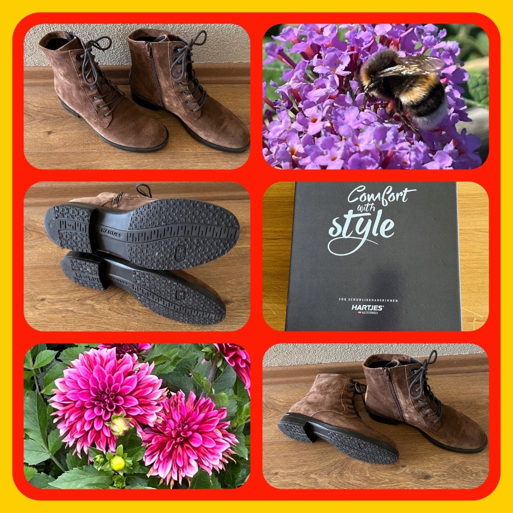 059. Dames schoenen merk Hartjes maat zeven in nieuw staat, Ophalen, Zo goed als nieuw, Zwart, Sneakers of Gympen