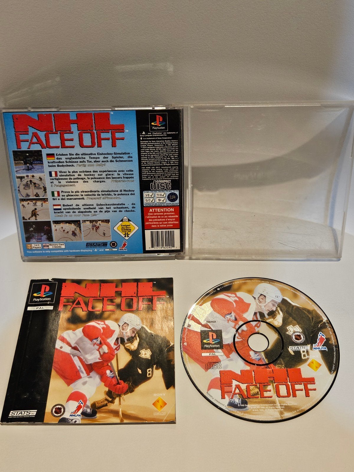 Nhl Face Off PS1, Ophalen of Verzenden, Zo goed als nieuw, Sport, Vanaf 3 jaar