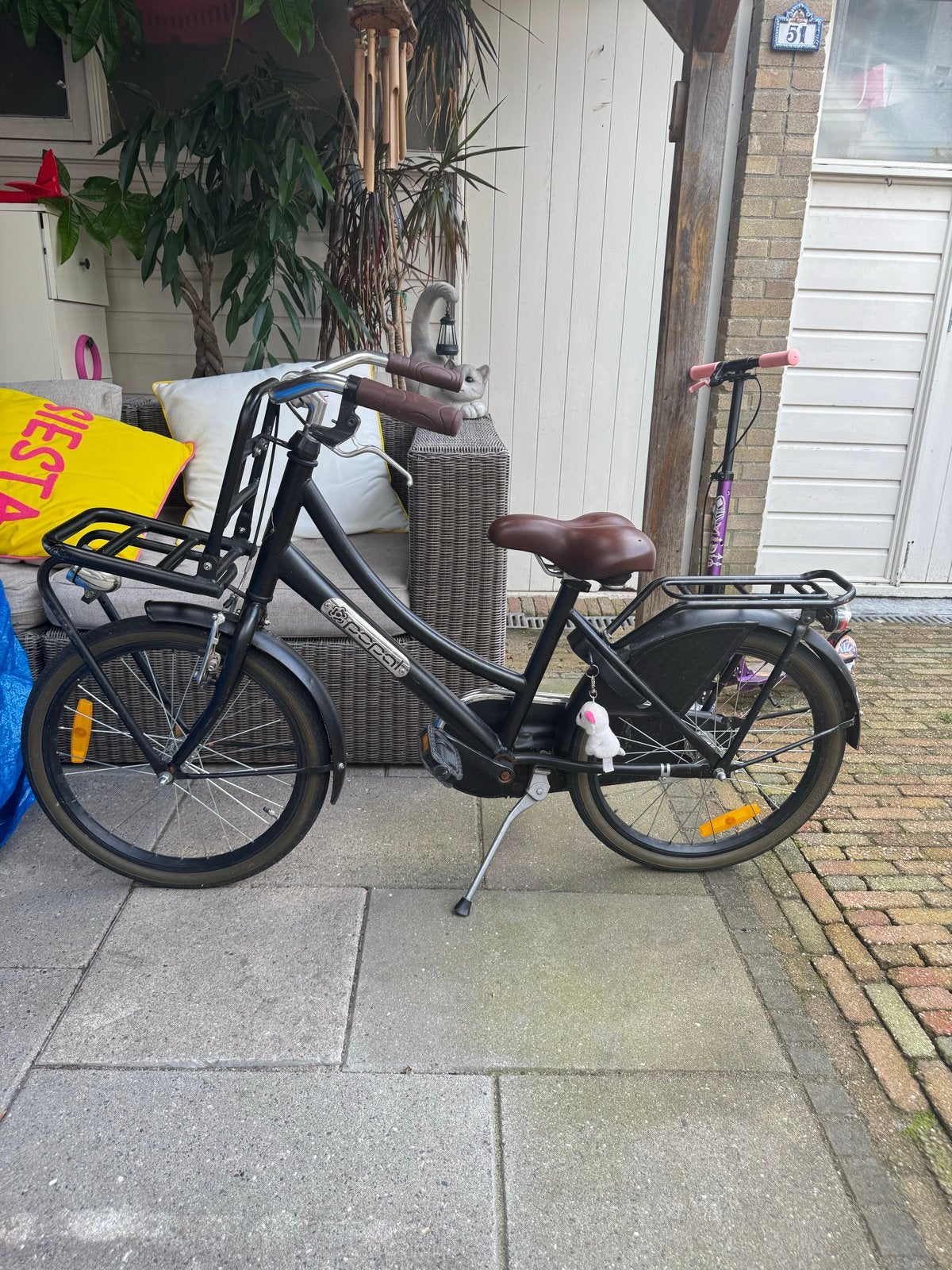 Popal Daily Dutch Basic Meisjesfiets 20 inch, Ophalen, Gebruikt, 20 inch of meer