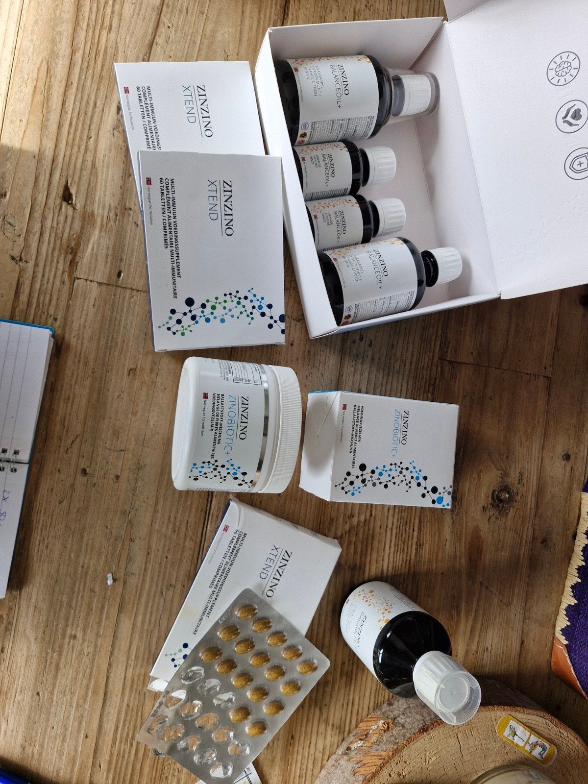 Groot Zinzino Pakket - BalanceOil+, Zinobiotic+, Xtend, Ophalen of Verzenden, Nieuw
