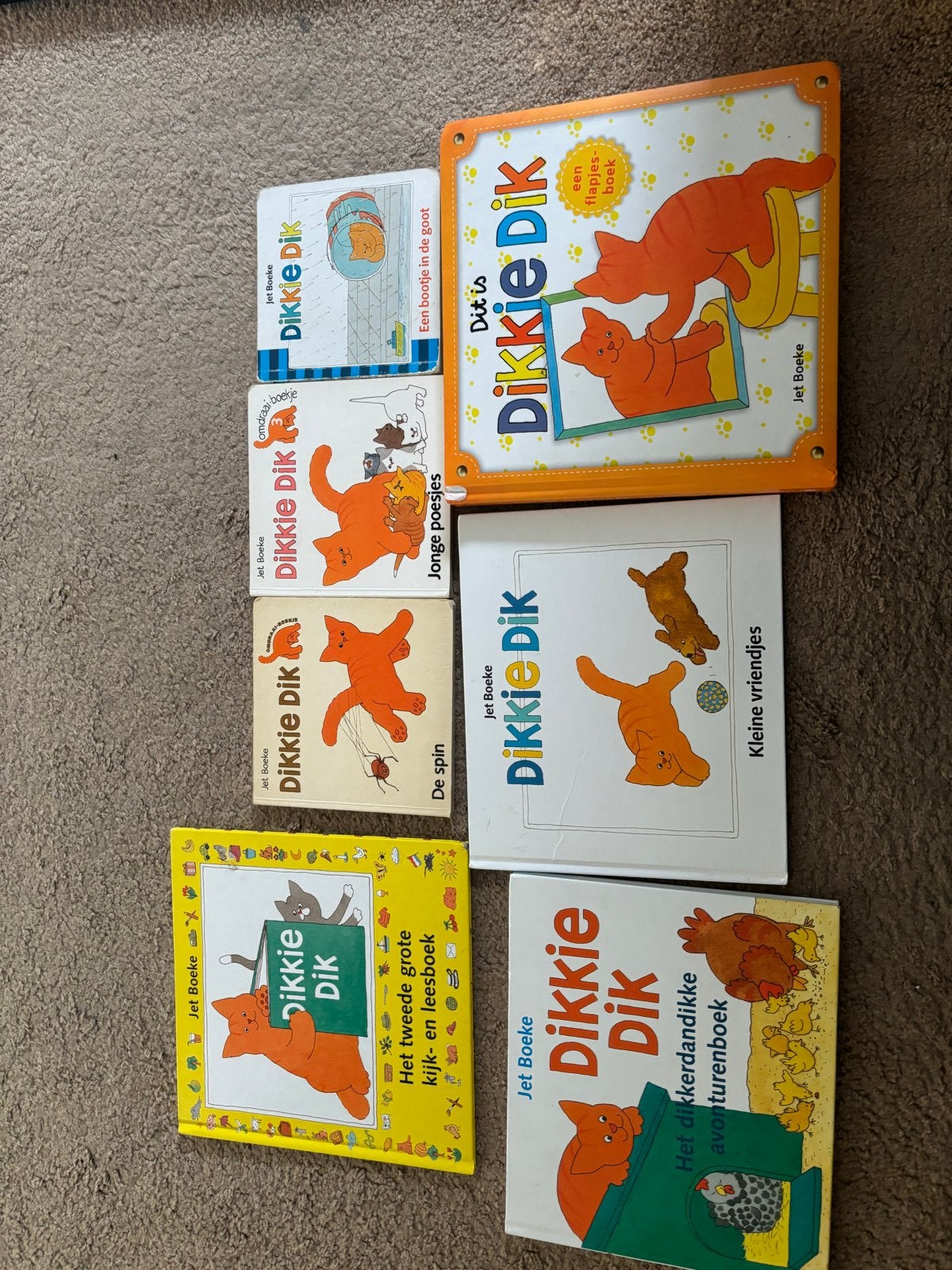 Pakket van 7 Dikkie Dik boeken, Boeken, Gelezen, Fictie algemeen, Jongen of Meisje, Ophalen of Verzenden