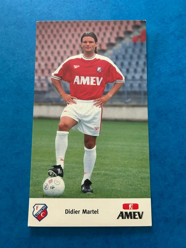 Didier Martel - FC Utrecht - Spelerskaart, Verzenden, Zo goed als nieuw, F.C. Utrecht, Spelerskaart