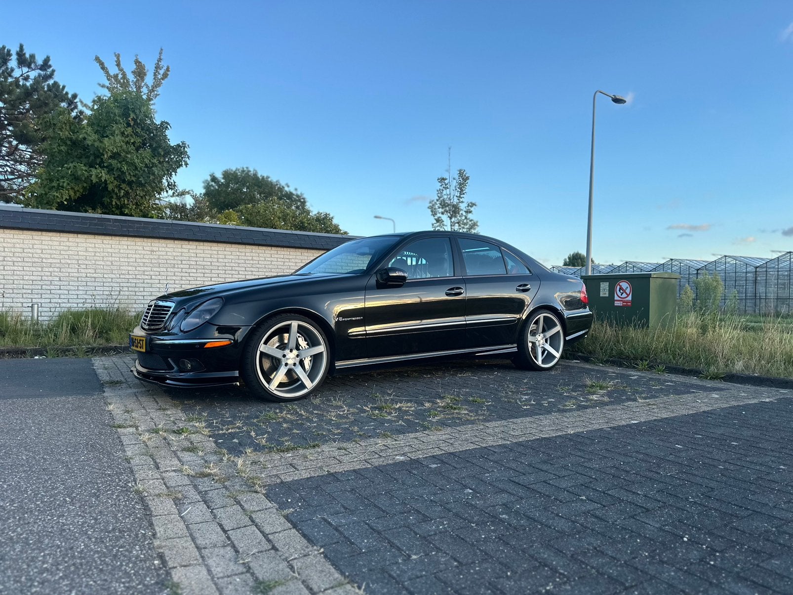 Mercedes 20inch vossen concave w211 continentals banden !!, Ophalen, Banden en Velgen, Personenwagen, 20 inch