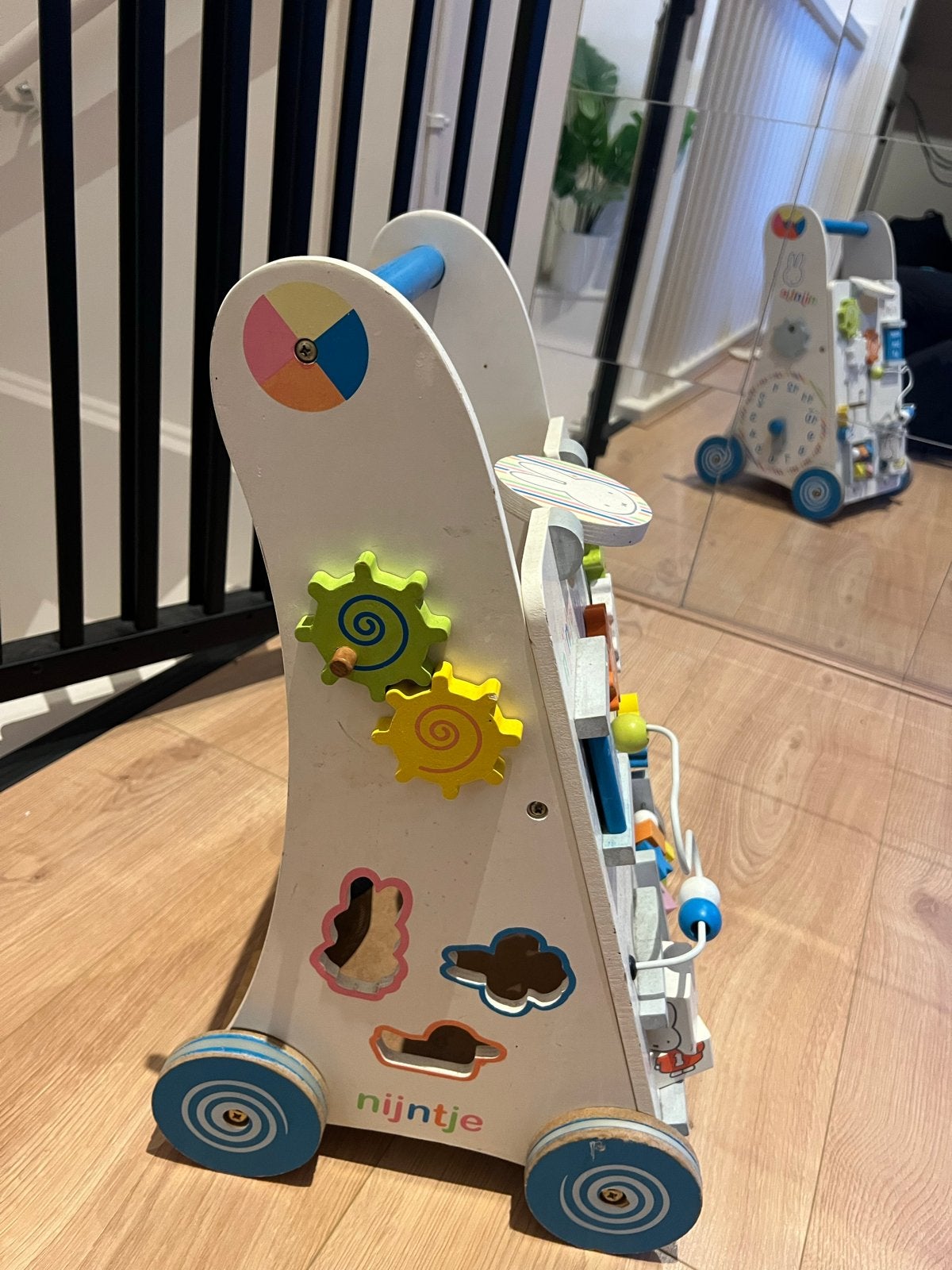 Nijntje Houten Loopwagen met Activiteiten, Kinderen en Baby's, Speelgoed | Babyspeelgoed, Ophalen, Gebruikt, Overige typen
