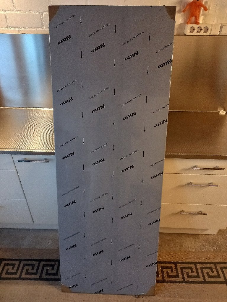 RVS Werkblad / Achterwand, Ophalen, 150 tot 200 cm, Nieuw, Minder dan 100 cm