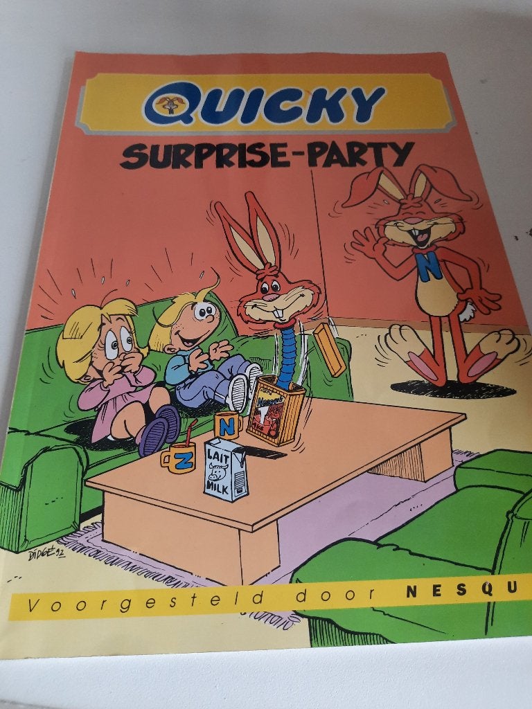 Quicky, surprise-party, Eén stripboek, Ophalen of Verzenden