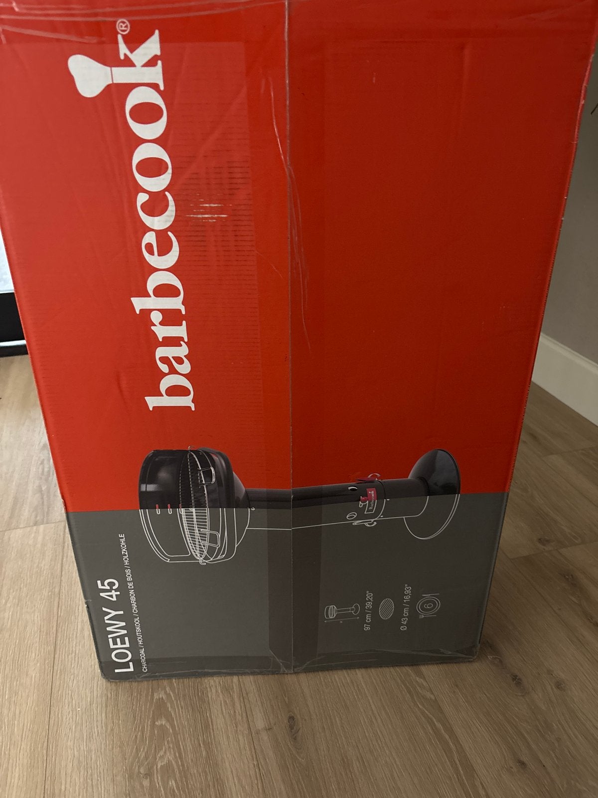 Barbecook Loewy 45 Houtskoolbarbecue - Nieuw in doos, Tuin en Terras, Gasbarbecues, Ophalen, Nieuw