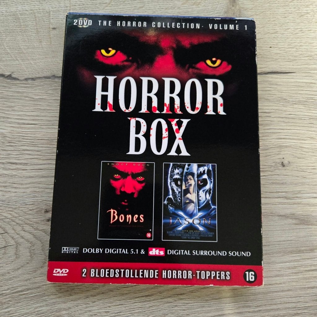 Horror Box - Bones & Jason X (4 HALEN = 3 BETALEN), Alle leeftijden, Ophalen of Verzenden, Zo goed als nieuw, Slasher