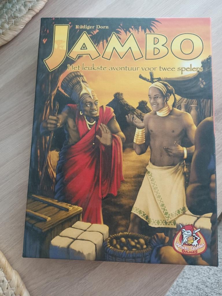 Jambo bordspel voor twee spelers, Een of twee spelers, Ophalen of Verzenden, Gebruikt, White Goblin Games