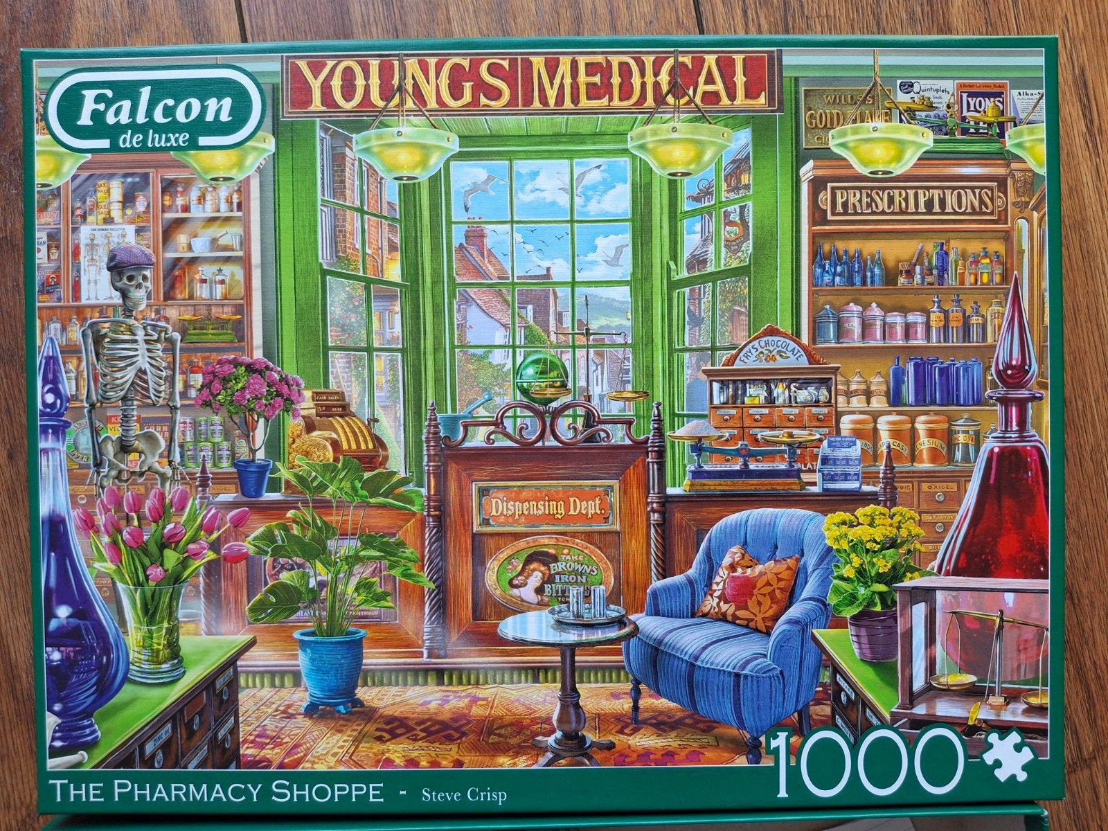 Falcon de luxe puzzel
 - The pharmacy shop -
1000 stukjes, Ophalen of Verzenden, 500 t/m 1500 stukjes, Gebruikt