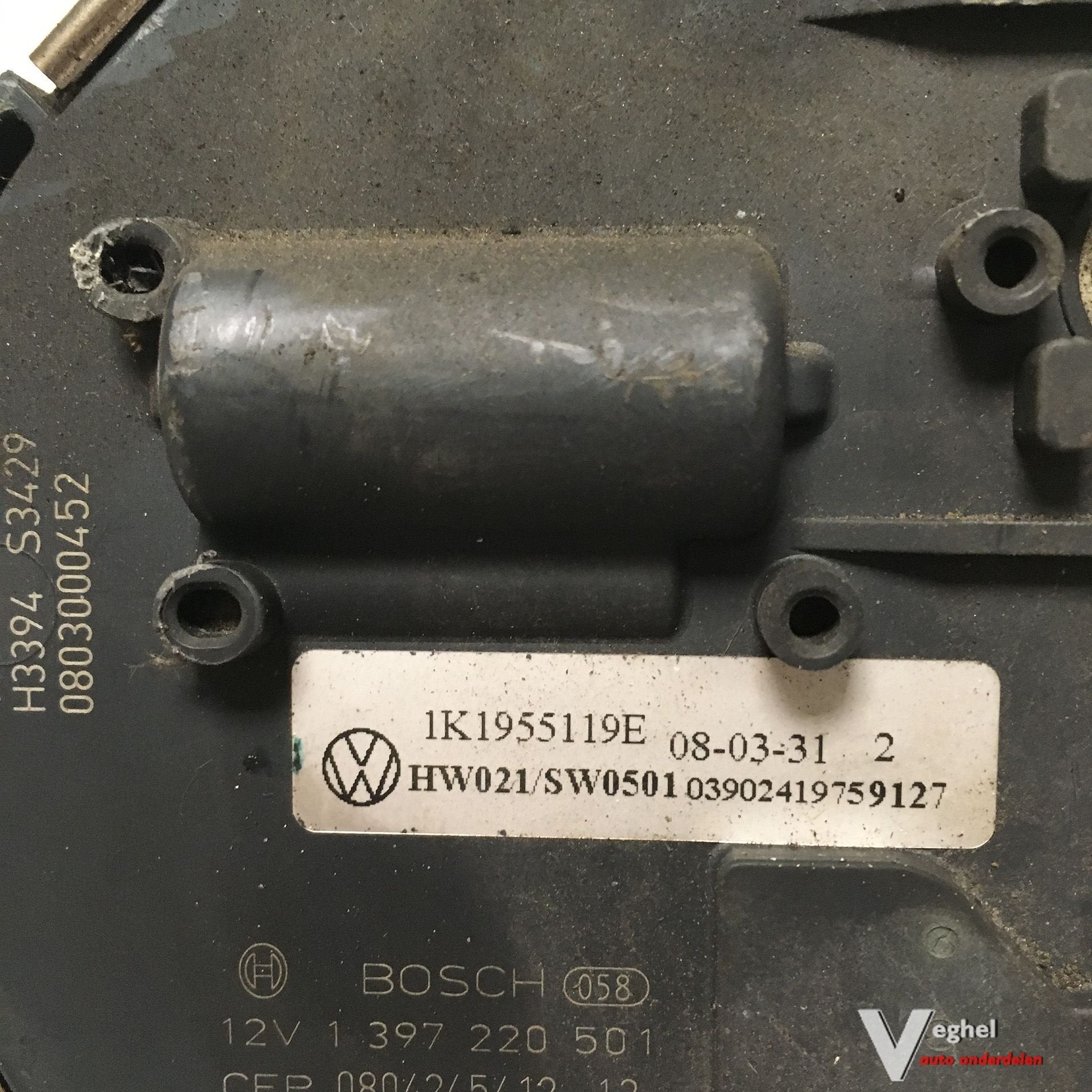 Vw Golf 5 1.6B 2005 5drs 2600001   Ruitenwissermotor met mec, Gebruikt, -, -, Ophalen of Verzenden