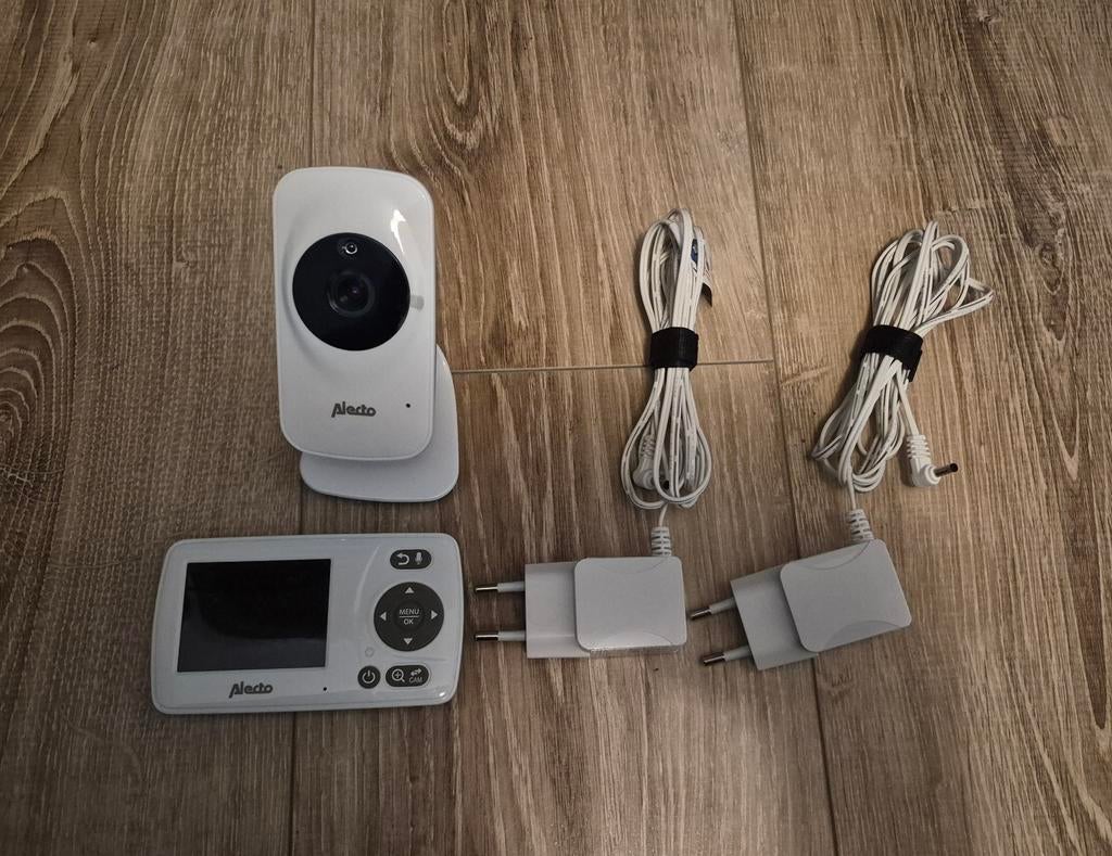 Alecto DVM71 Babyfoon met camera, Kinderen en Baby's, Babyfoons, Ophalen of Verzenden, Zo goed als nieuw, Camera