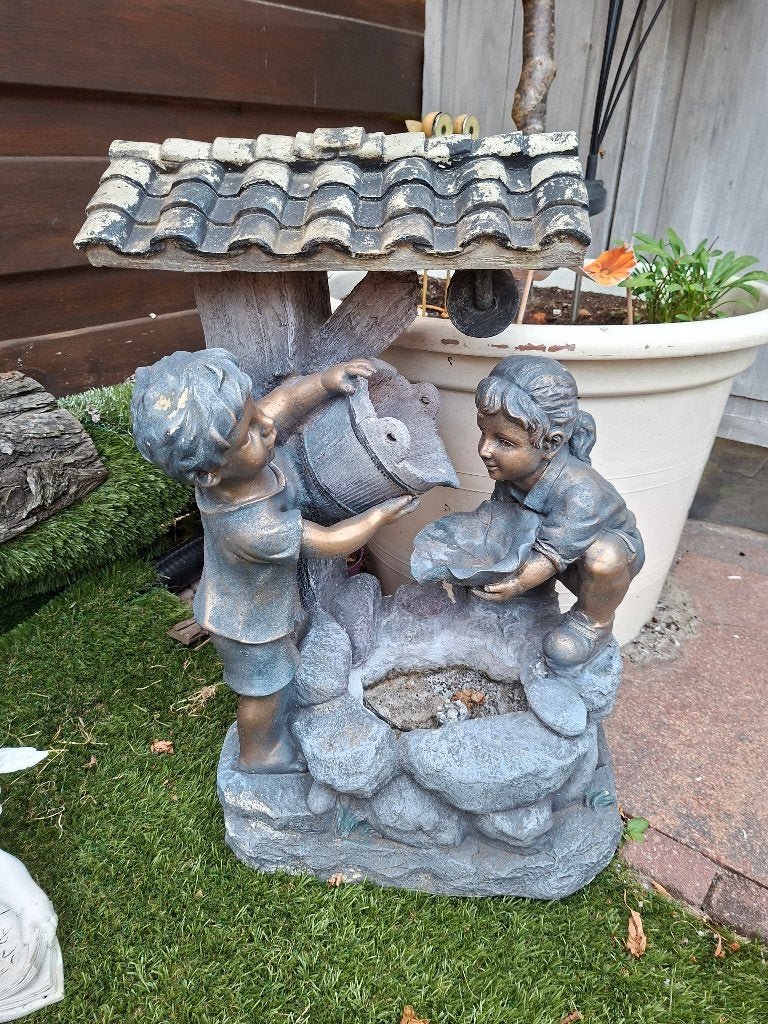 Polistone beeld, Verzamelen, Beelden en Beeldjes, Ophalen, Gebruikt, Mens