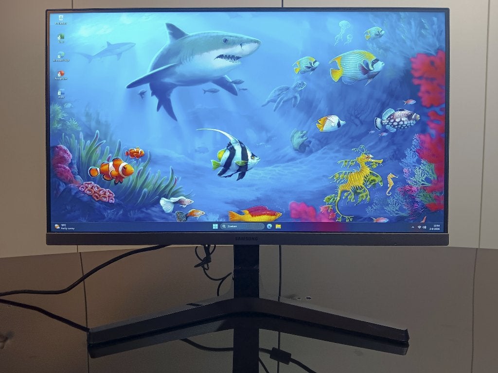 Samsung S24R350 FullHD hdmi, Ophalen, HDMI, Full HD, Zo goed als nieuw