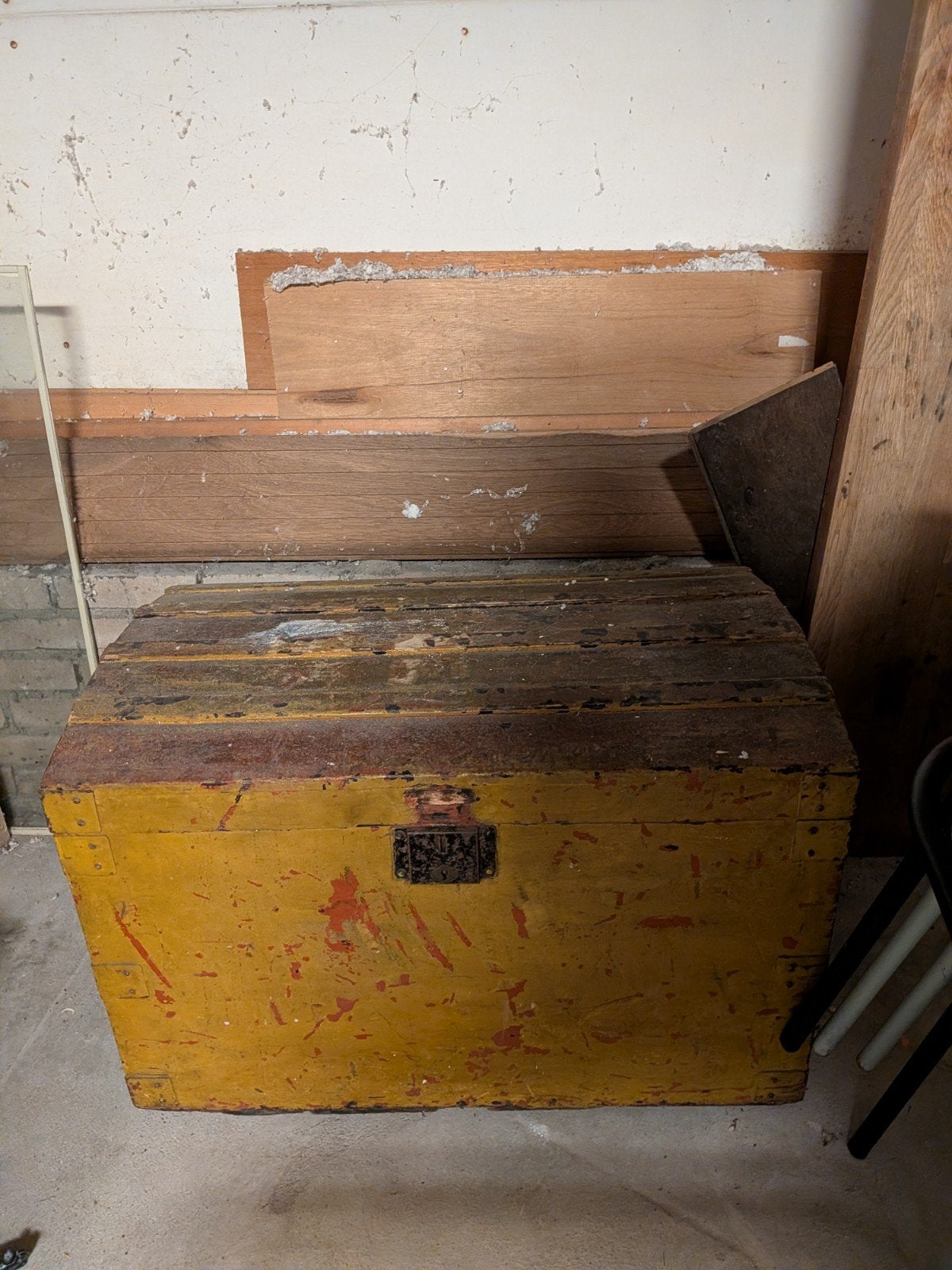 dekenkist vintage, Huis en Inrichting, Woonaccessoires | Kisten, Ophalen, Gebruikt, 50 tot 100 cm