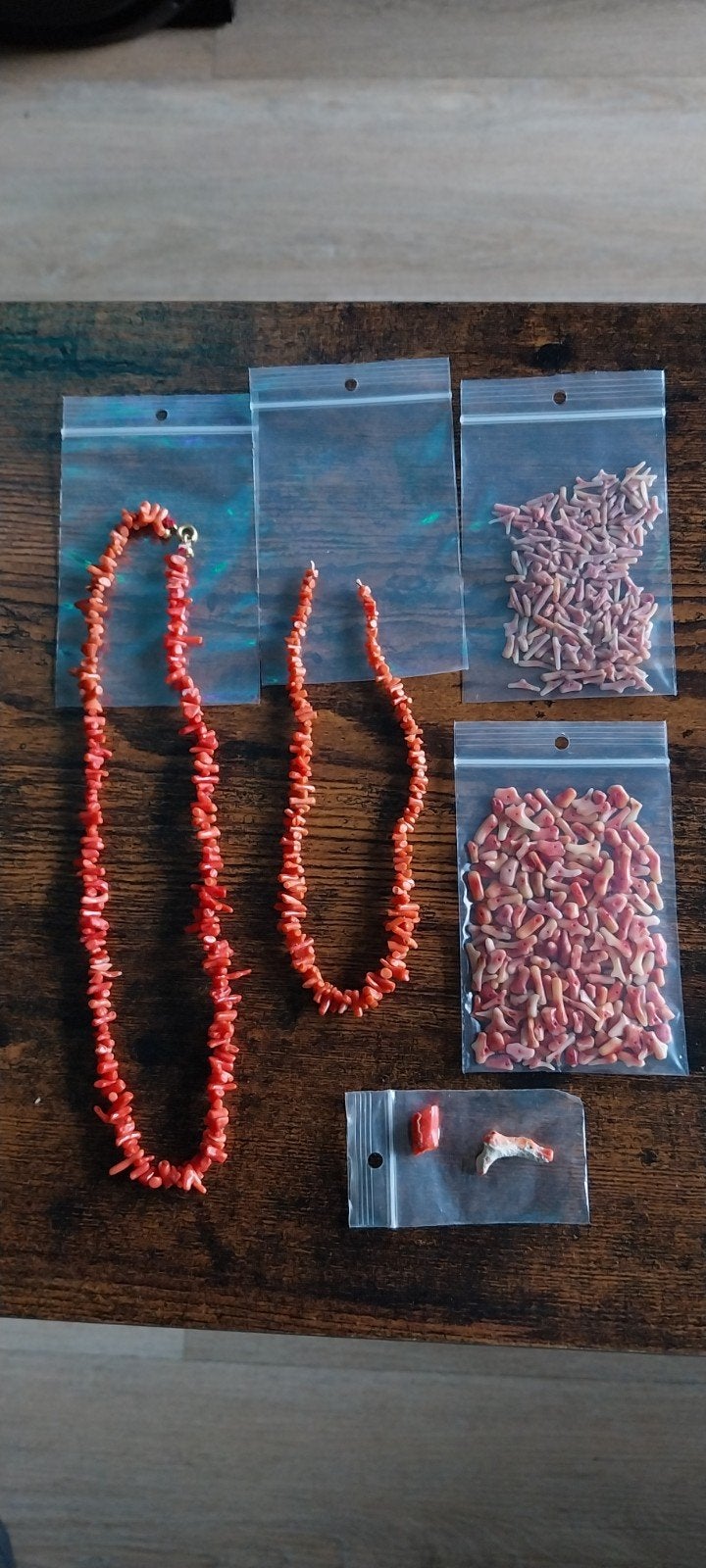 lot bloedkoraal takjes, Sieraden, Tassen en Uiterlijk, Ophalen, Overige materialen, Ketting