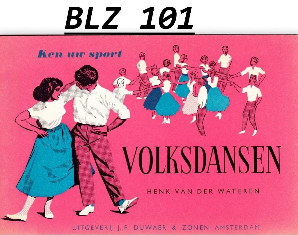 BLZ101 Bladmuziek volksdansen, Ophalen of Verzenden, Zo goed als nieuw, Artiest of Componist, Populair