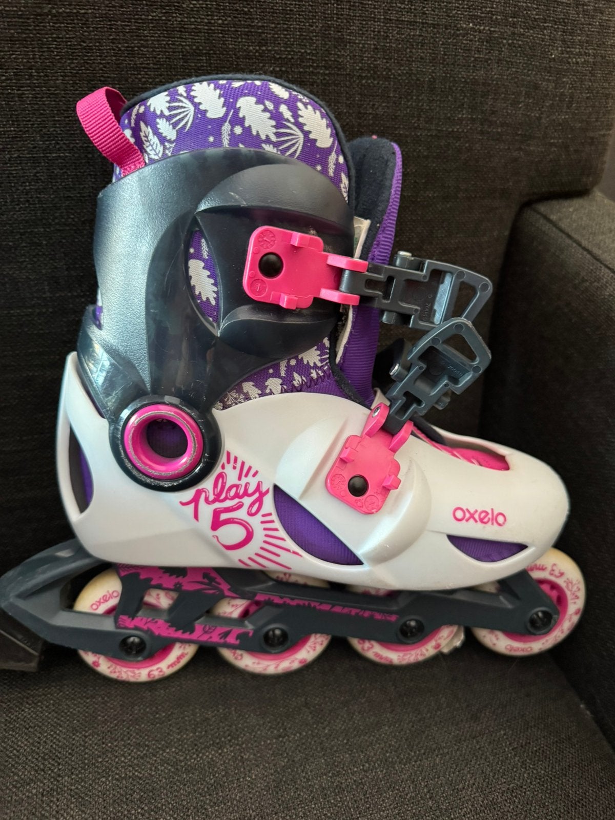 Skeelers Oxelo maat 30-32, Kinderen, Inline skates 4 wielen, Ophalen, Overige merken