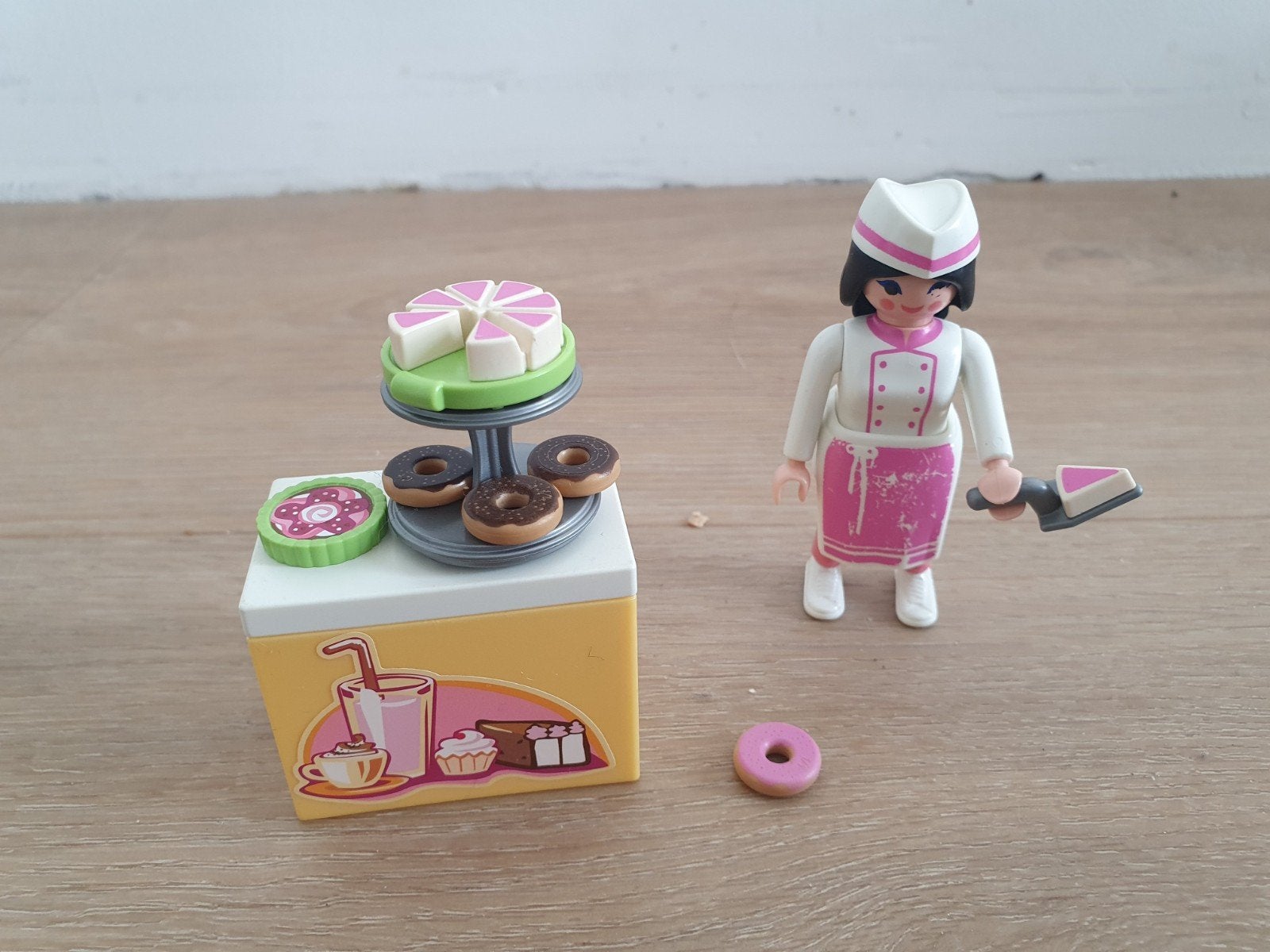 Playmobil Taartenshop met Figuur en Gebak (Set 9097), Complete set, Overige typen, Ophalen of Verzenden, Zo goed als nieuw