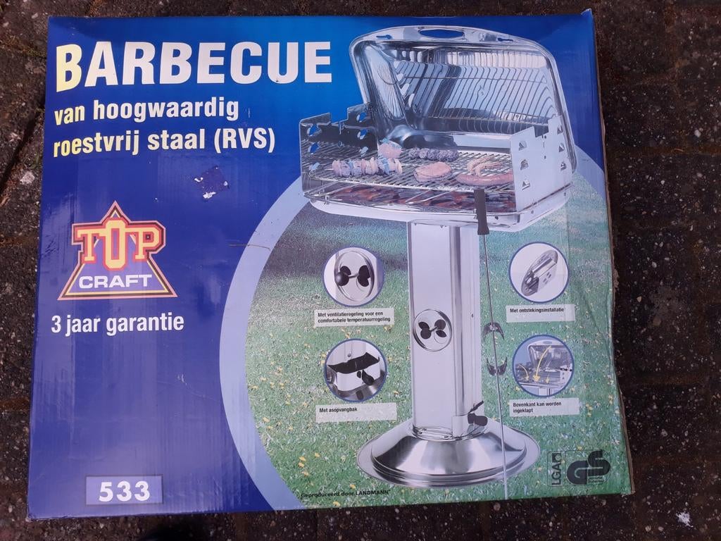 RVS BBQ nieuw, Verzenden, Nieuw