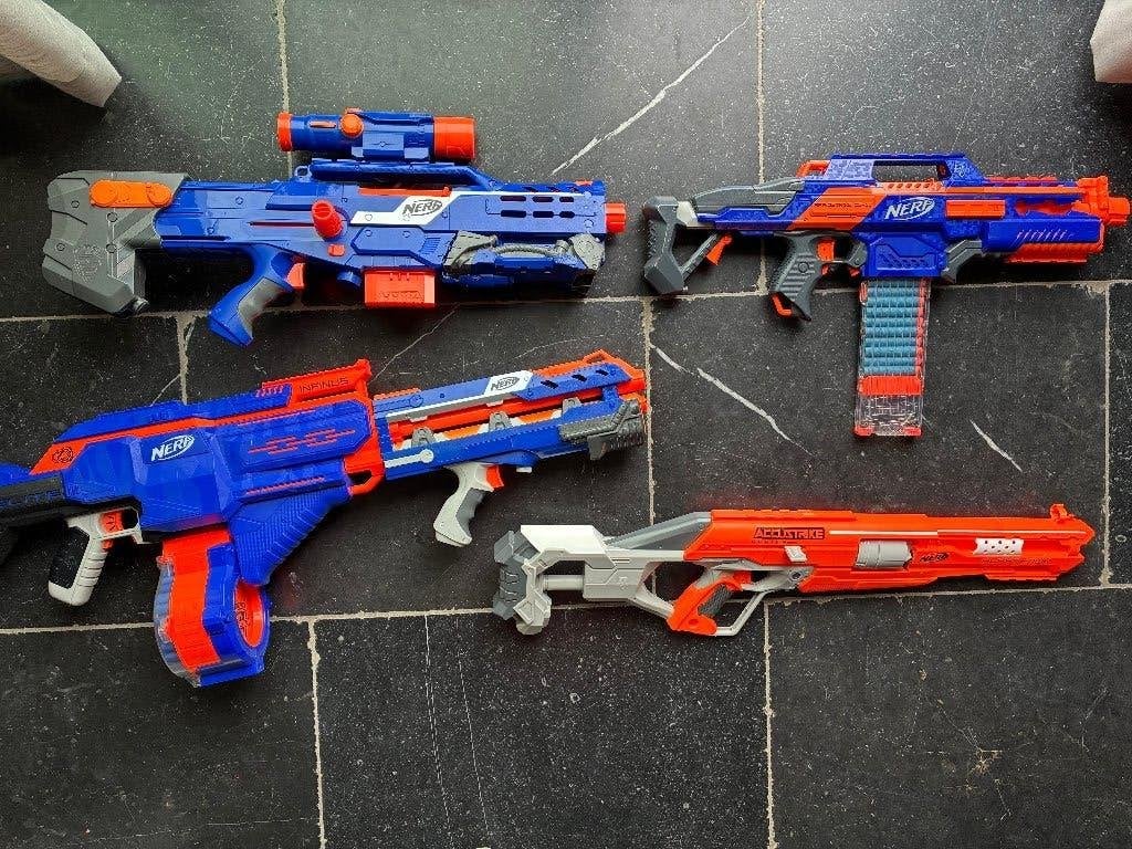 Nerf guns, Verzamelen, Speelgoed, Gebruikt, Ophalen of Verzenden
