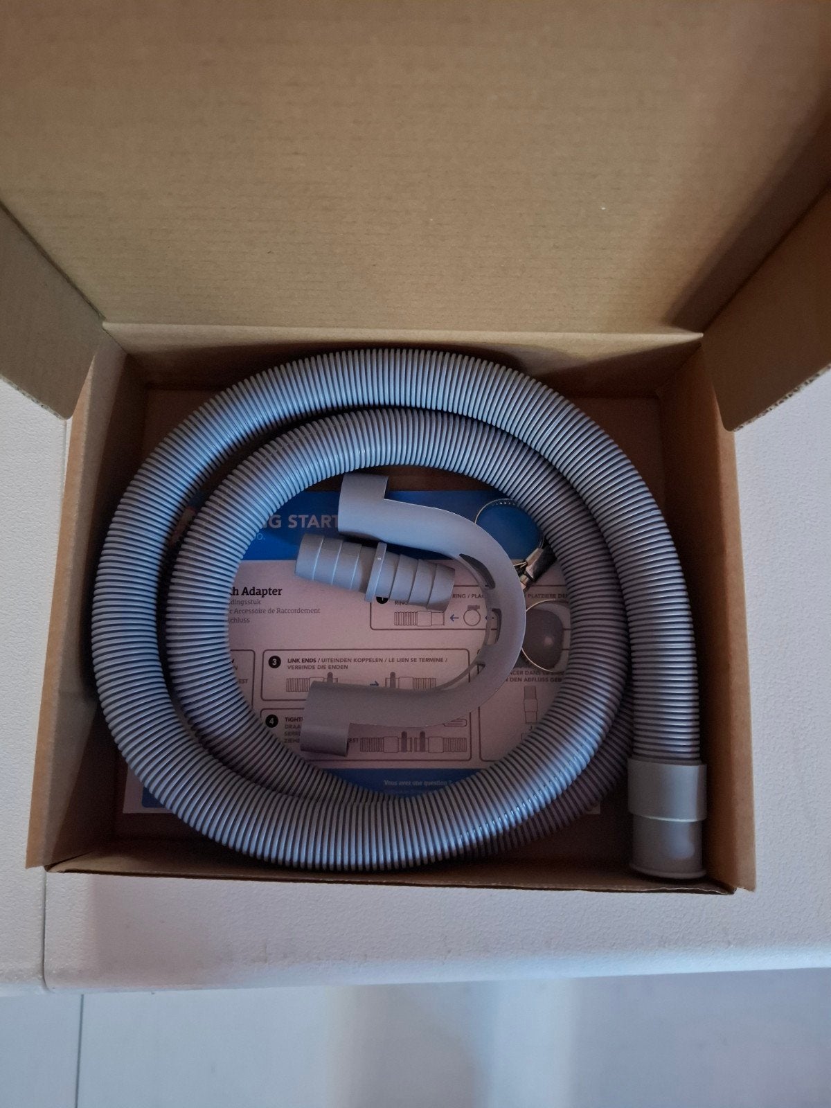 BlueBuilt Afvoerslang verlengstuk wasmachine/vaatwasser 1,5m, Ophalen, Nieuw