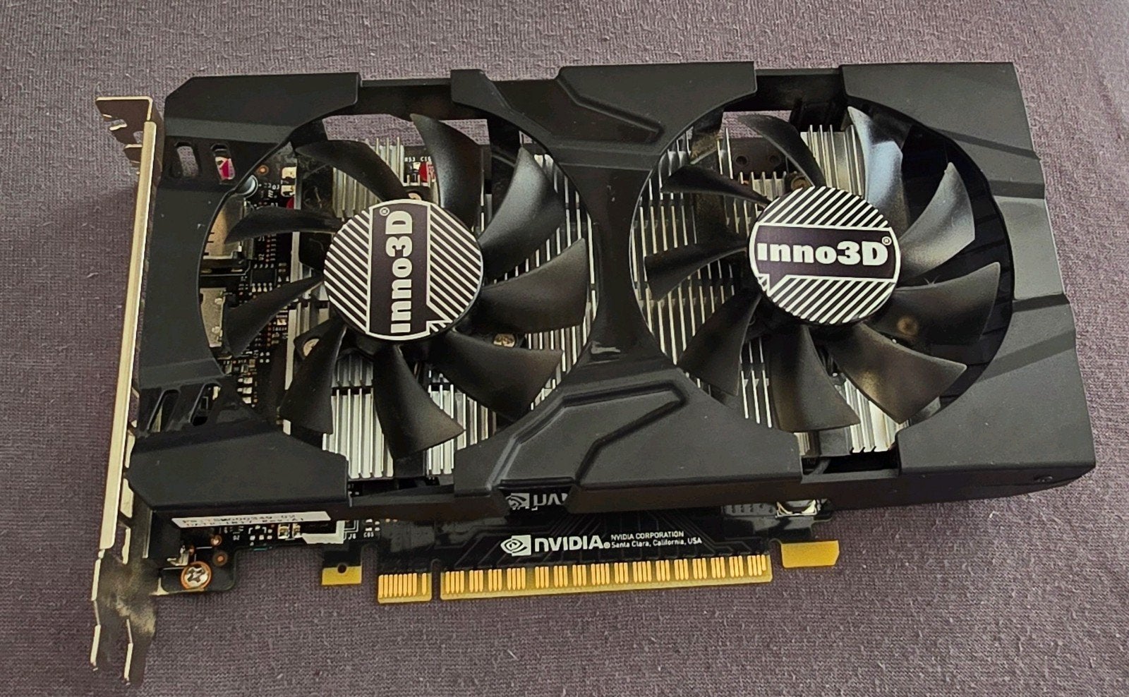 Inno3D NVIDIA GeForce GTX 1050 Ti 4GB GDDR5 Videokaart, PCI-Express 3, Gebruikt, HDMI, Ophalen of Verzenden