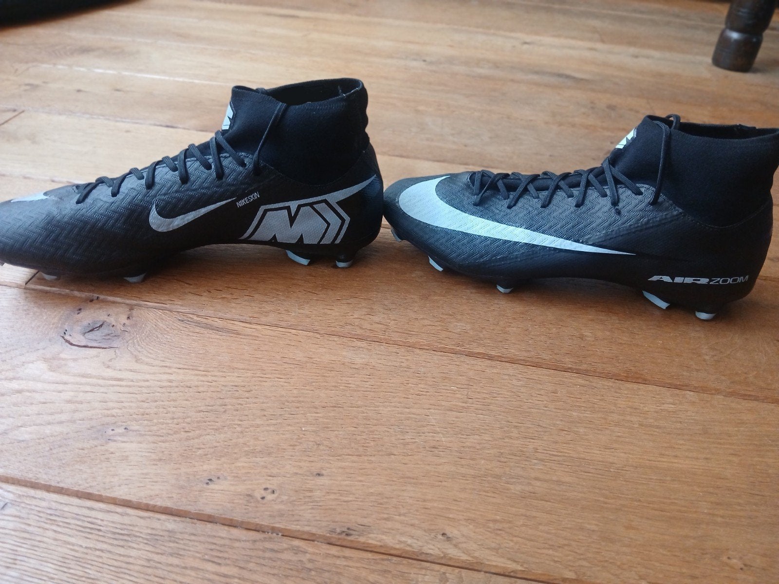 nike airzoom mercurial voetbalschoenen, zwart blauw, Maat 44, Ophalen, Maat XL, Schoenen, Zo goed als nieuw