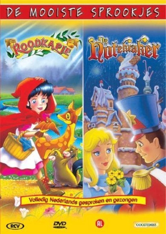 DVD - De mooiste sprookjes - Roodkapje / De Notenkraker, Cd's en Dvd's, Alle leeftijden, Ophalen of Verzenden, Gebruikt